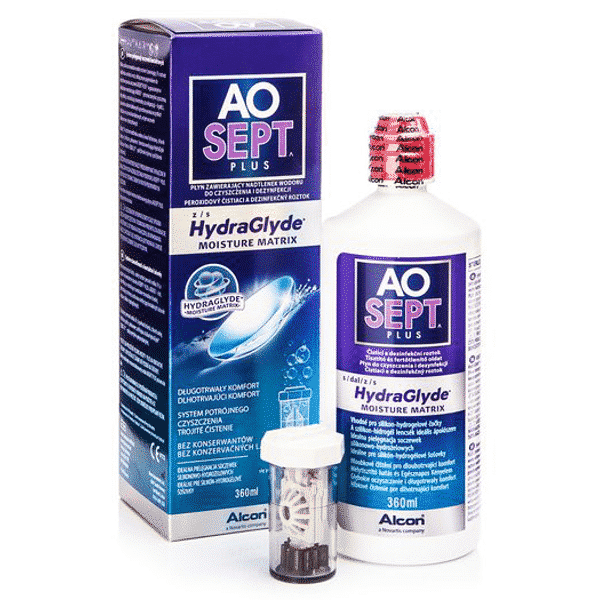 AOSept Plus HydraGlyde 360ml Linsenklick.ch