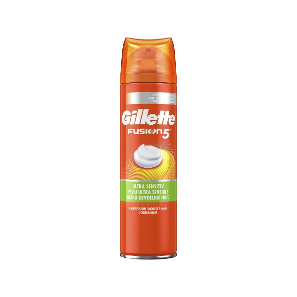 Gillette Fusion5 Ultra Sensitive Rasierschaum – 250ml