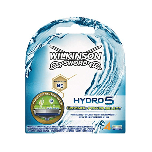 Wilkinson Sword Hydro 5 Groomer & Power Select – 4er