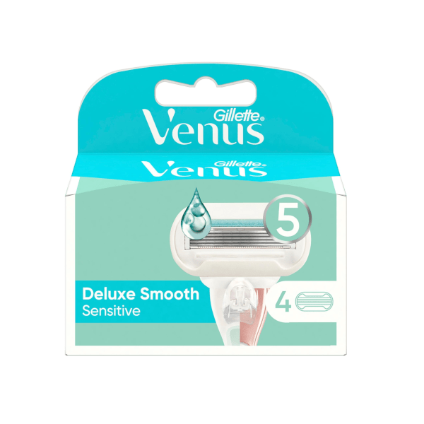 Gillette Venus Deluxe Smooth Sensitive - 4er